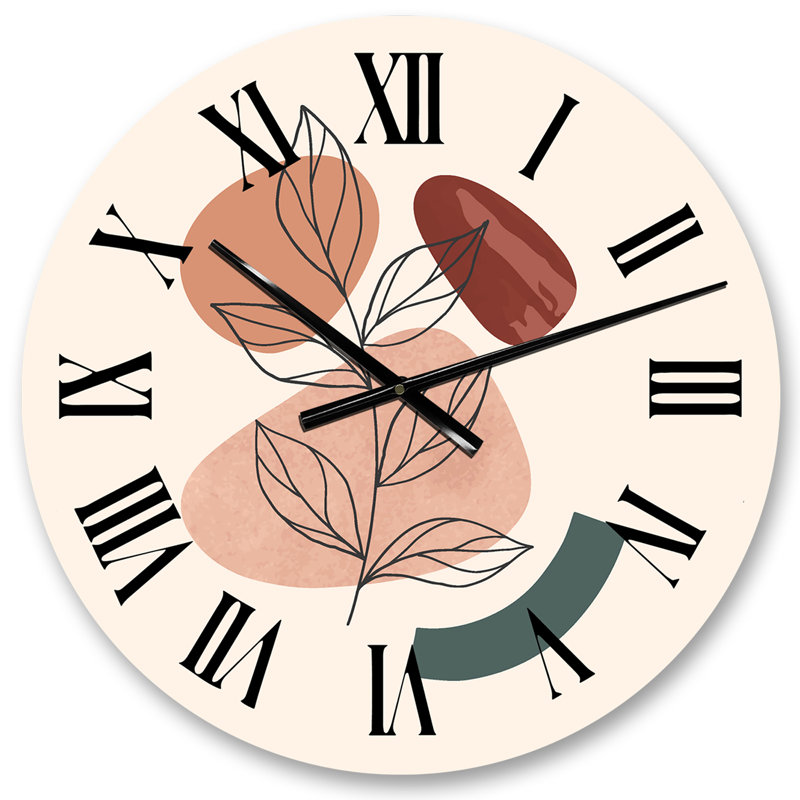 Horloge murale Terra Cotta Boho, Moyen