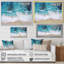 Vagues blanches et bleues vue aérienne I - plage, art mural-1498350888-1498350890