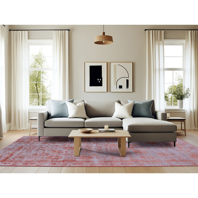 Oriental Indoor Rug, Rectangle 6' x 9'