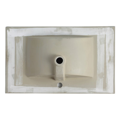 Dessus de meuble-lavabo en céramique 30 po