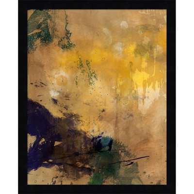 Amber Haze II by Flagler Wood Framed Wall Art Print