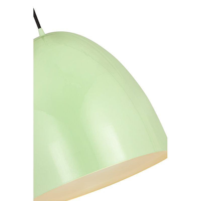 Luminaire suspendu 1 lumière Havertown Dome, H 13,5 po x l 9,5 po x P 9,5 po, Menthe, Menthe