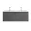 Ensemble de meuble-lavabo double mural de 48 po Vitelli-836539887