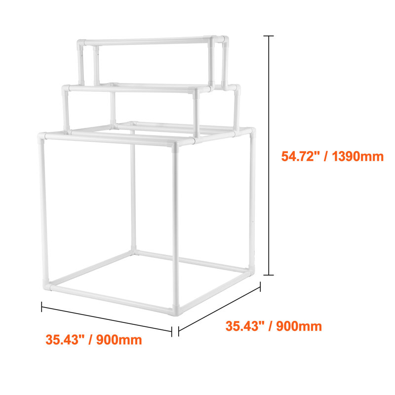 90 cm L Plastic Freestanding Towel Stand