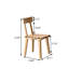 Chaise en bois massif Minimalist