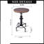 Table bistro industrielle 32,28 à 36,22 po