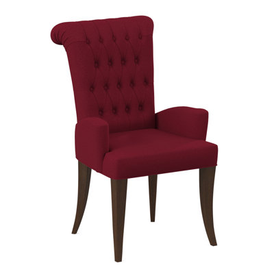 Gossamer 20'' H Tufted Beech Parsons Chair
