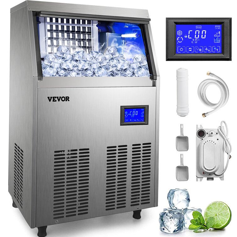 ADT 44 Lb. Daily Production Cube Clear Ice Portable Ice Maker