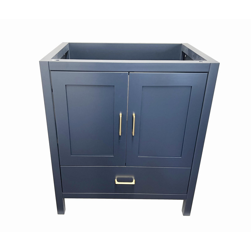 Base de meuble-lavabo simple 30 po CATALINA, Bleu