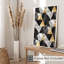 Reproduction d'art moderne abstrait sans cadre, formes géométriques abstraites-2044310349