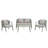 U_STYLE Durable And Comfortable Outdoor Seating Set,Suitable For Patios, Lawns, And Poolsides-566340285
