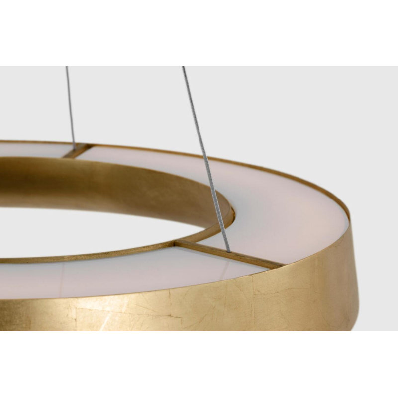 Neptune 6 - Light LED Chandelier, Gild, Gold