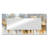 Winter Hues Tulips Field Horizon II - Floral Mirror Wall Decor - Printed On Metal-1442038361