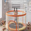 Trampoline 60 po pour enfants, capacité de 400 lb, mini trampoline pour tout-petits approuvé par l'ASTM avec filet de sécurité et barre de gymnastique réglable-127737075