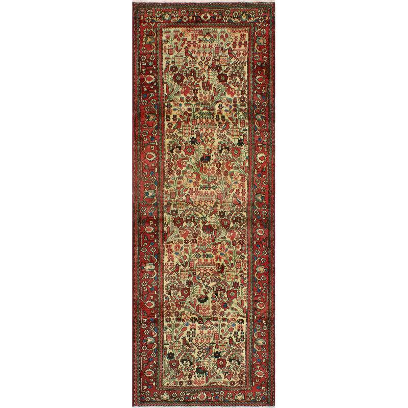 Khurram Distressed Haddon Ivory Runner