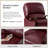 Hardge Genuine Leather Manual Standard Recliner-1618472785