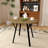 35.43'' Round Small Dining Table for 2-4 People