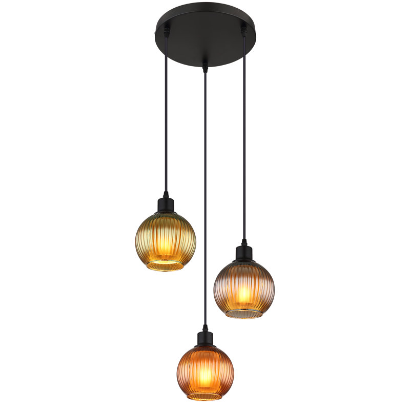 Meno 3 - Light Matte Black Pendant