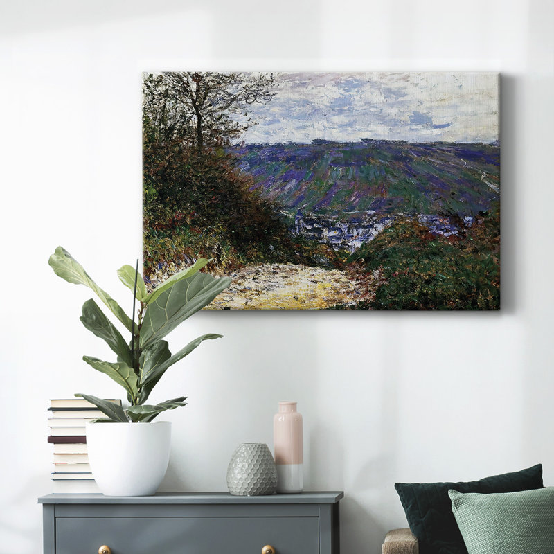 Path at Giverny, 1885-Gallery Wrapped Canvas, 12" H x 18" W
