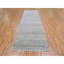 Tapis de couloir gris en laine nouée à la main 4 pi 1 po x 12 pi 1 po 92A00A8250A8449CA4B40E3C15D7E682
