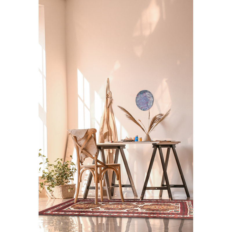 Tapis crème Teimani 3 pi 8 po x 6 pi 2 po