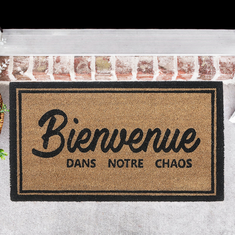 Tapis d'entrée antidérapant 30 po x 18 po