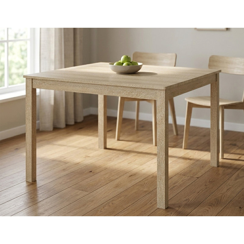 Wynter Light Oak Square Dining Table