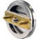 Universal Thread Tip-Toe Bathtub Drain Trim with Illusionary No-Hole Faceplate and Adaptor Bushing