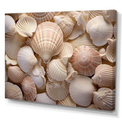 Beige palourde, coquillage, symphonie I - impression
