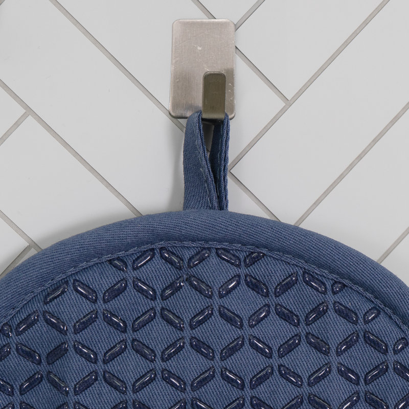 All-Clad Silicone Ogee Potholders (Set of 2), Indigo