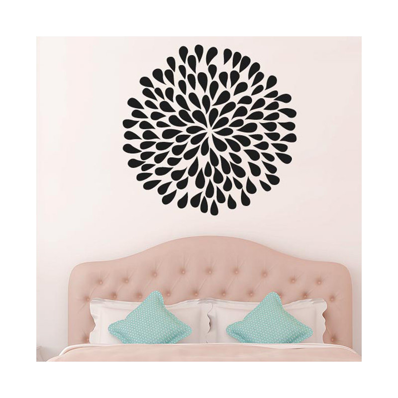 Plants & Flowers Wall Decal, Dark Yellow