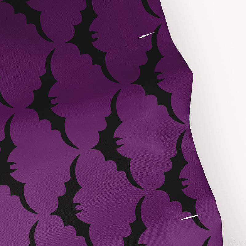 Polyester Geometric Single Shower Curtain Liner, Amethyst