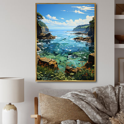 Marine Symphonie pastorale I - animaux, art mural, salon