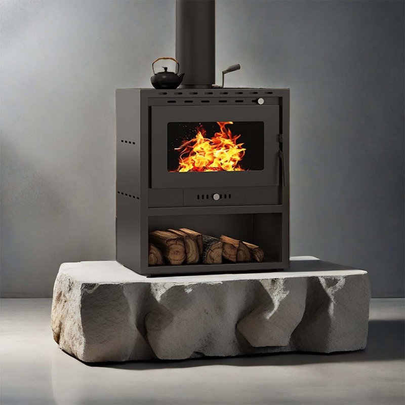 Home metal country style heating fireplace
