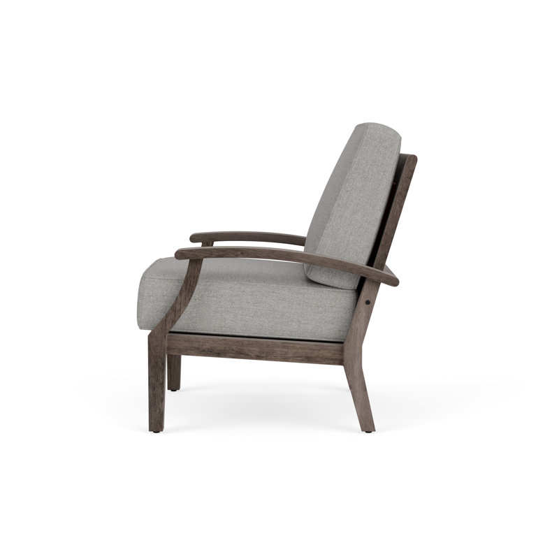 Frontier Outdoor Lounge Chair, Demo Stone, Charcoal