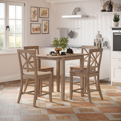 Salita Counter Height Drop Leaf Dining Set