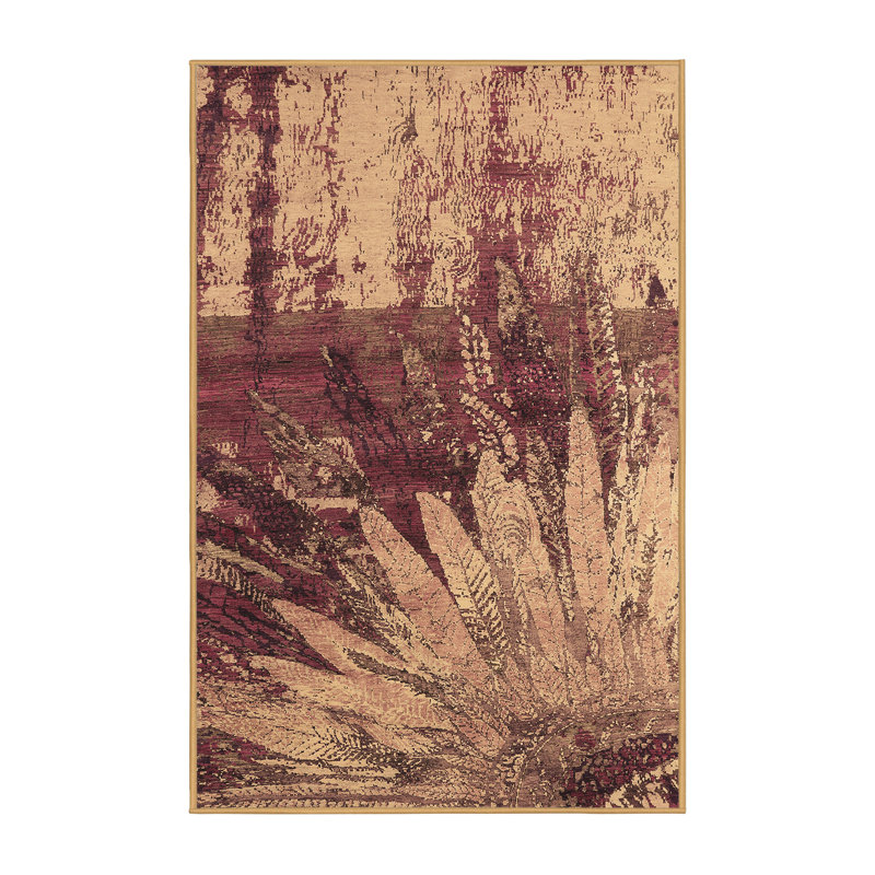 Ekaitz Performance Abstract Indoor Rug, Rectangle 2' x 4'