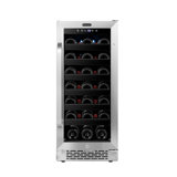 Whynter 15'' width 33 Bottle Single Zone Built-In Wine Refrigerator