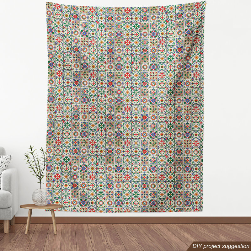 Tissu marocain, l 36 po x L 360 po