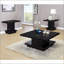 Ensemble de tables basses 3 pièces Cappuccino