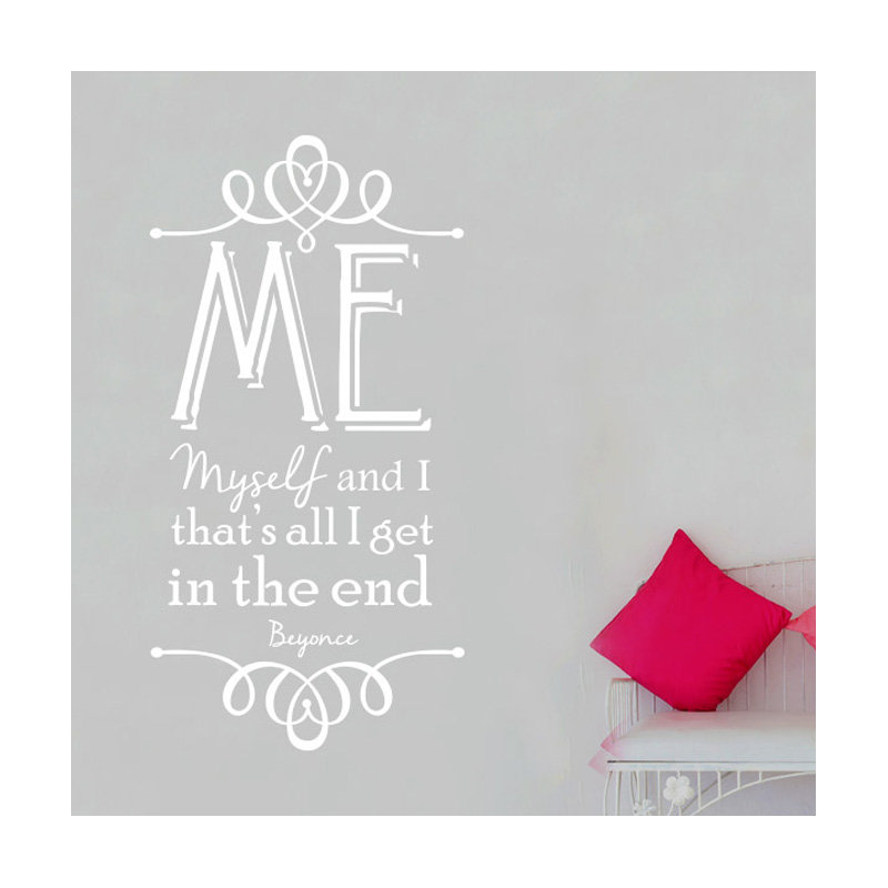 Wall Decal, Medium, White