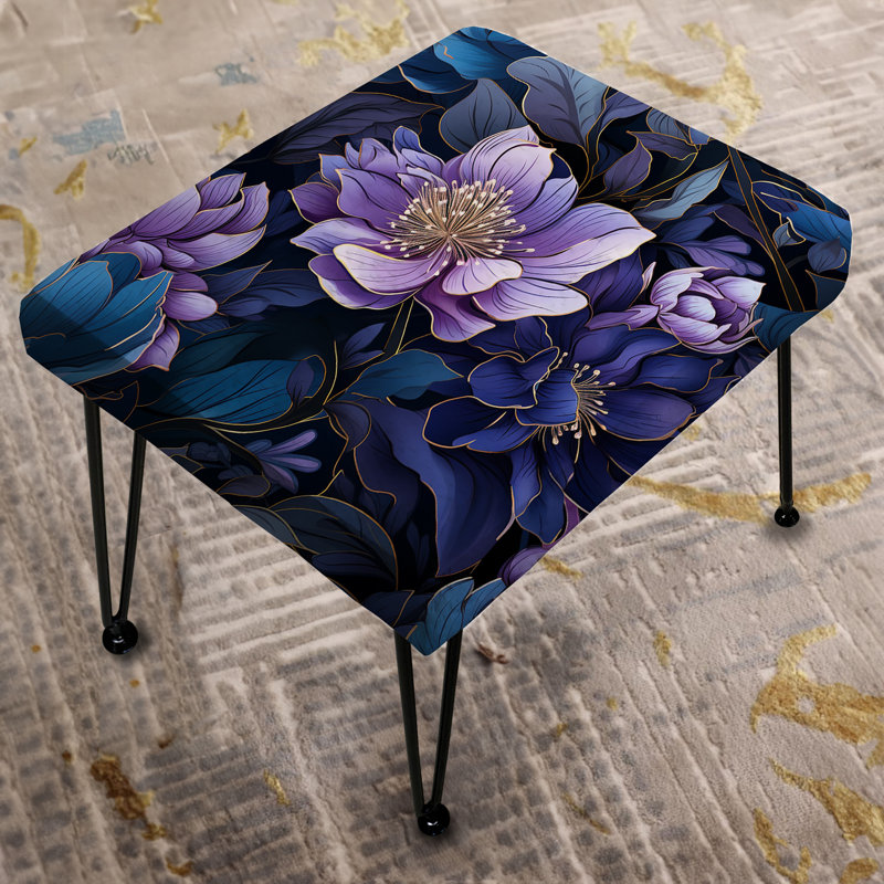 Moody Flora Moody Patterns - Repose-pieds rectangulaire floral