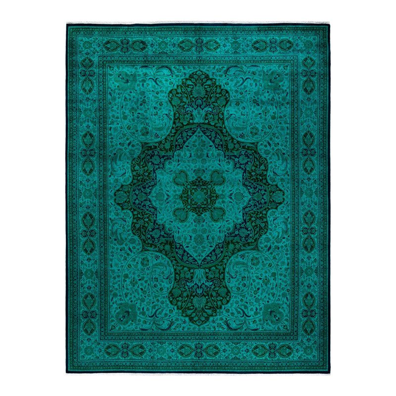 Dagheid One-of-a-Kind 9' 2" X 12' 3" Hand Knotted Area Rug