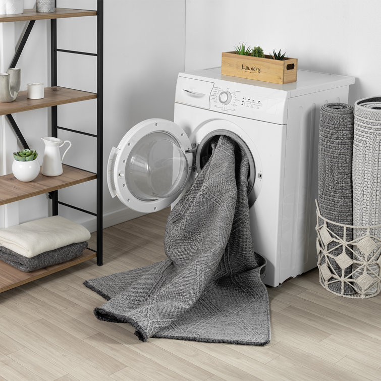 Tapis rectangulaire Esthen avec envers antidérapant