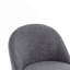 Chaise rembourrée en fer avec design ergonomique