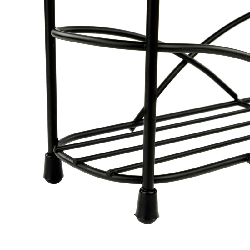 Wall Spice Rack, Black