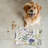 Classic Flowers - Bone Shape Feeding Mat