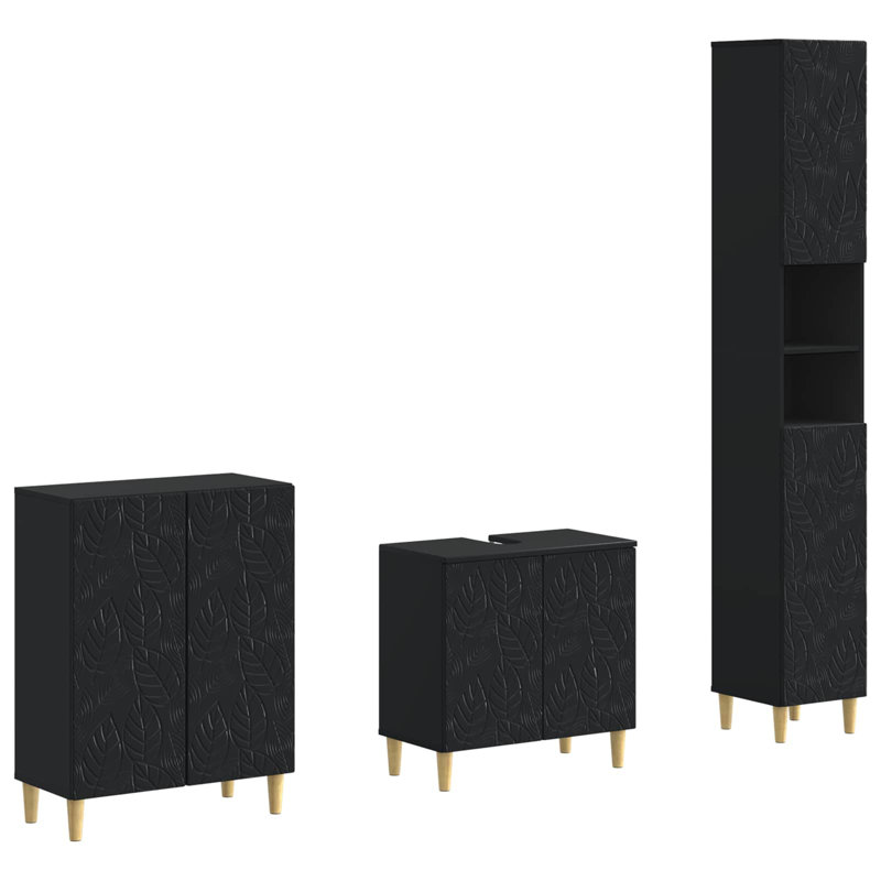 Bathroom Storage, Black