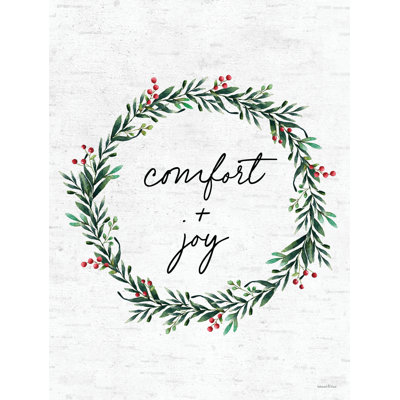 " Comfort & Joy Wreath " by Lettered & Lined