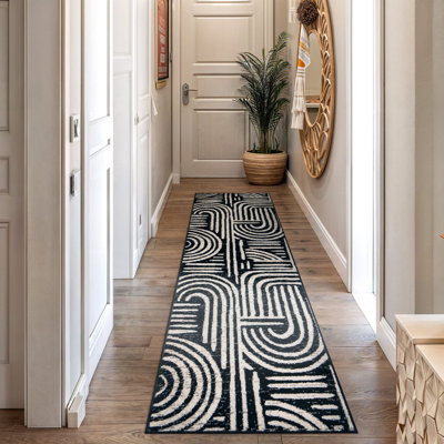 Tapis contemporain à lignes